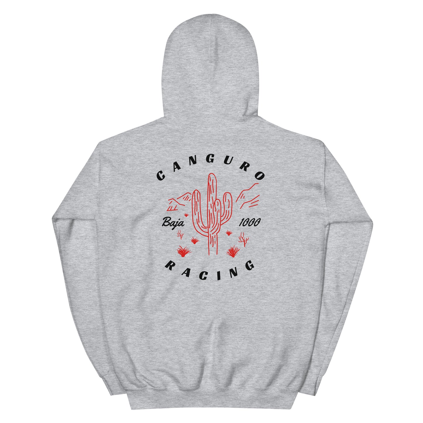 Canguro Racing Hoodie Gray