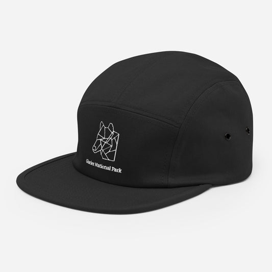 Glacier National Park - 5 Panel Cap - Wolf