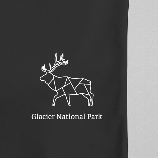 Glacier National Park - Unisex Short Sleeve - Elk