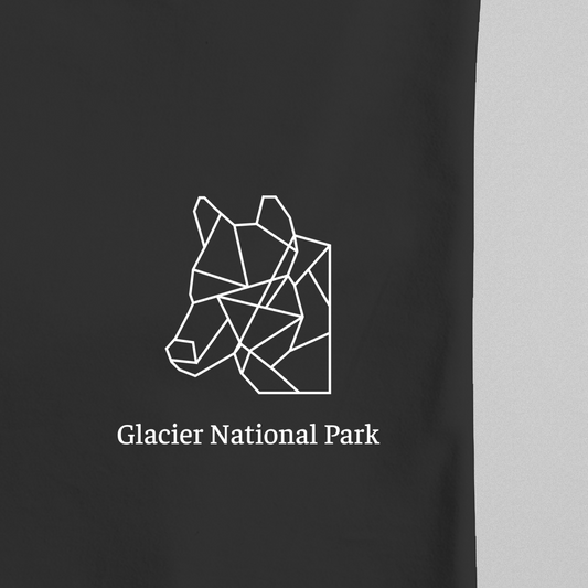 Glacier National Park - Unisex Short Sleeve - Wolf