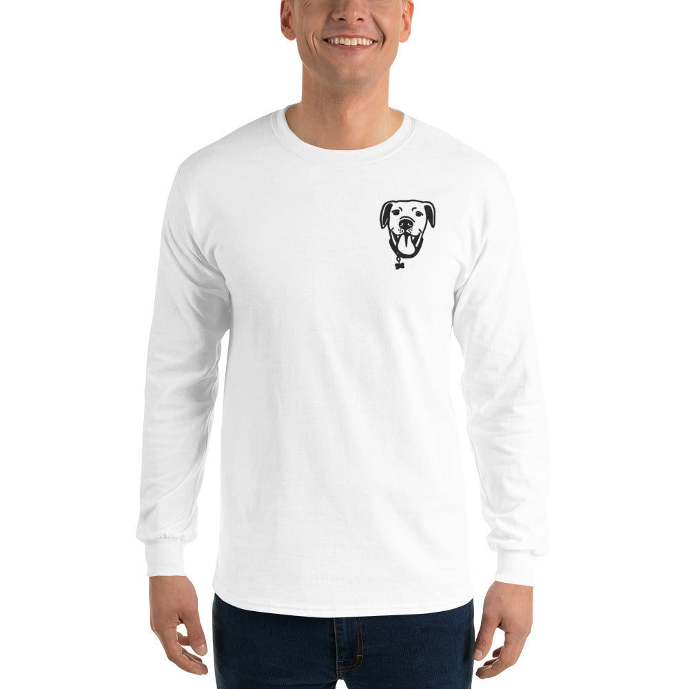 Mr. DOOG - Men's Long Sleeve Shirt - Embroidered