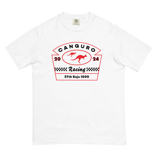 2024 Baja 1000 Heavyweight T Shirt White (front Design)