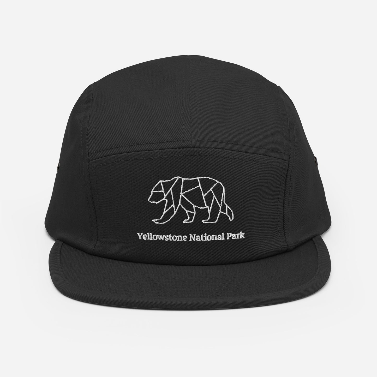 Yellowstone National Park - 5 Panel Cap - Bear