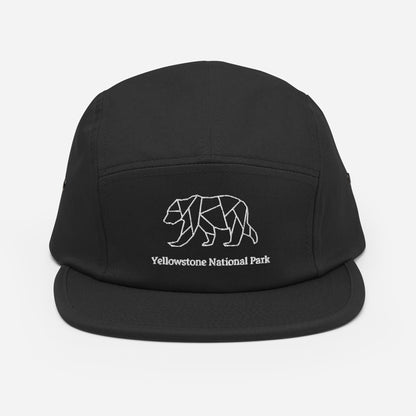 Yellowstone National Park - 5 Panel Cap - Bear
