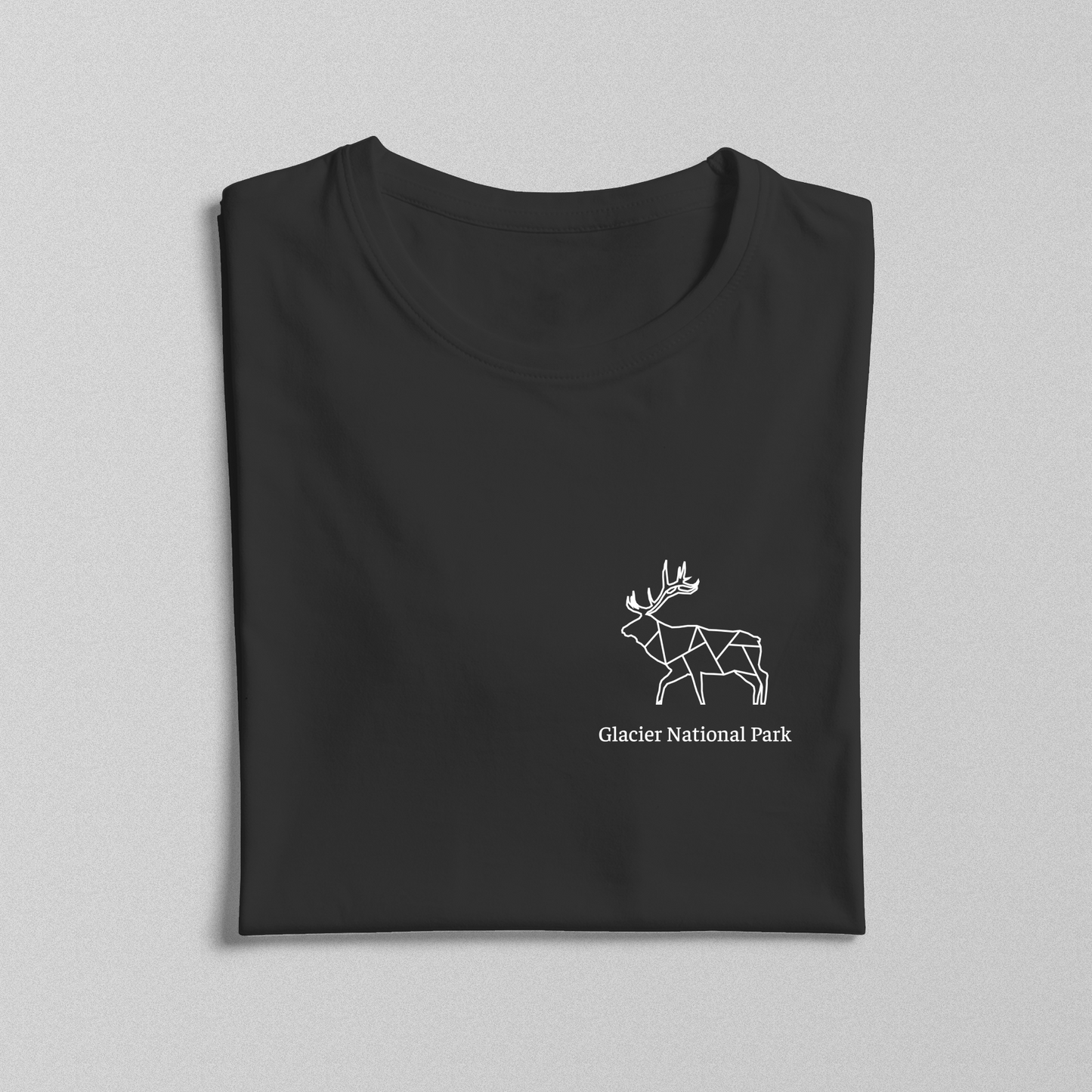 Glacier National Park - Unisex Short Sleeve - Elk