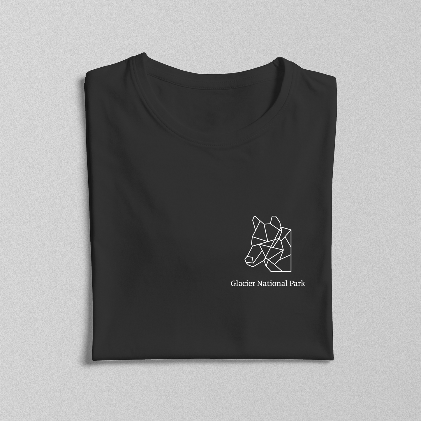 Glacier National Park - Unisex Short Sleeve - Wolf