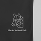 Glacier National Park - Unisex Short Sleeve - Wolf