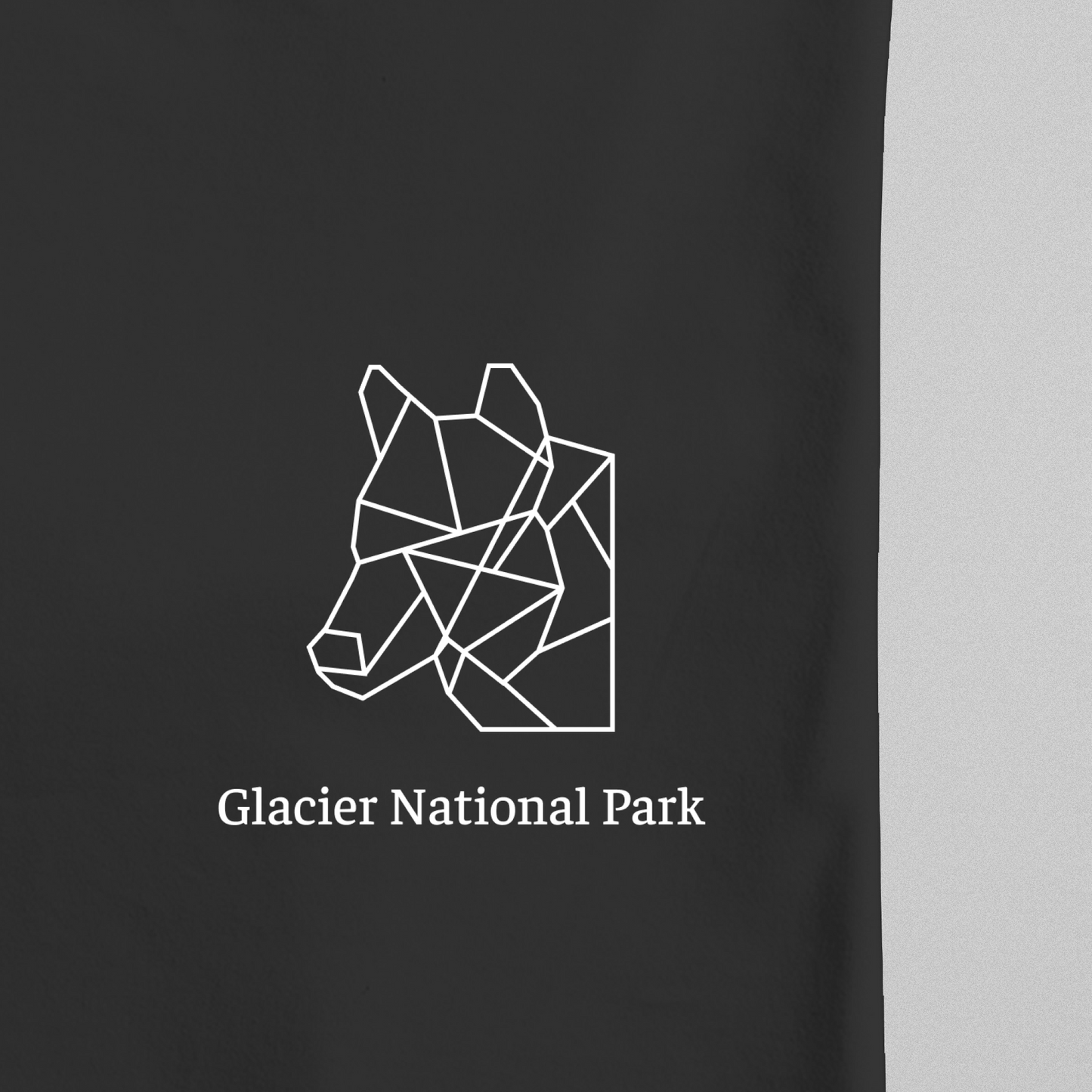 Glacier National Park - Unisex Short Sleeve - Wolf