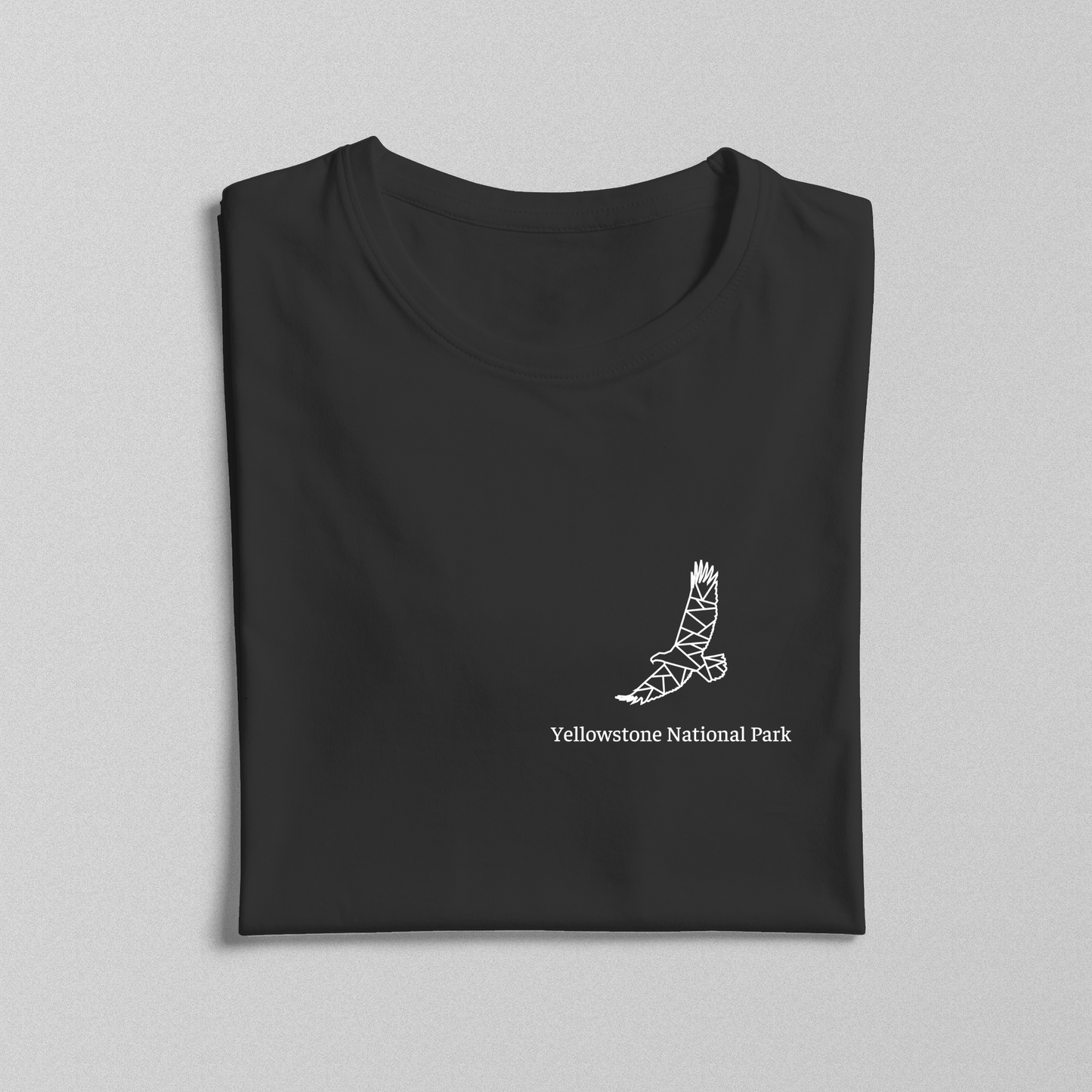 Yellowstone National Park - Unisex Short Sleeve - Eagle