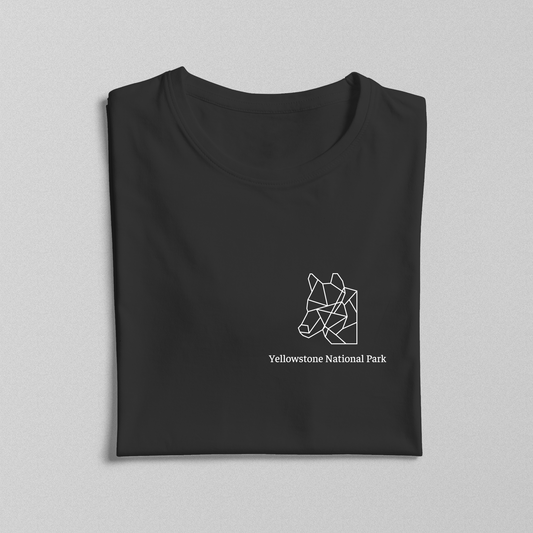 Yellowstone National Park - Unisex Short Sleeve - Wolf