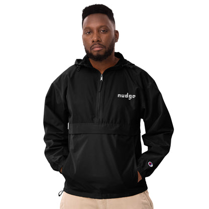Nudge - Champion Packable Jacket - Embroidered Filled