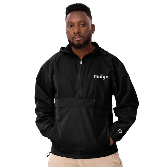 Nudge - Champion Packable Jacket - Embroidered Filled