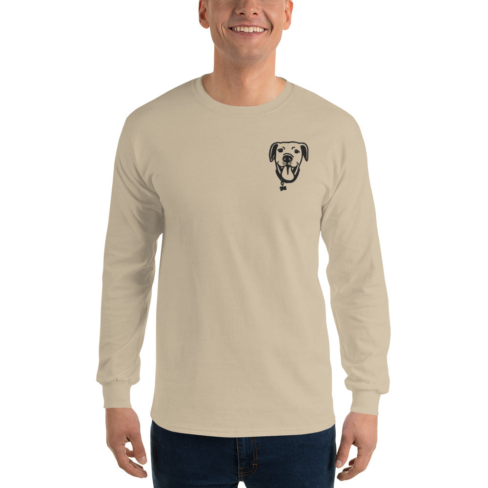 Mr. DOOG - Men's Long Sleeve Shirt - Embroidered