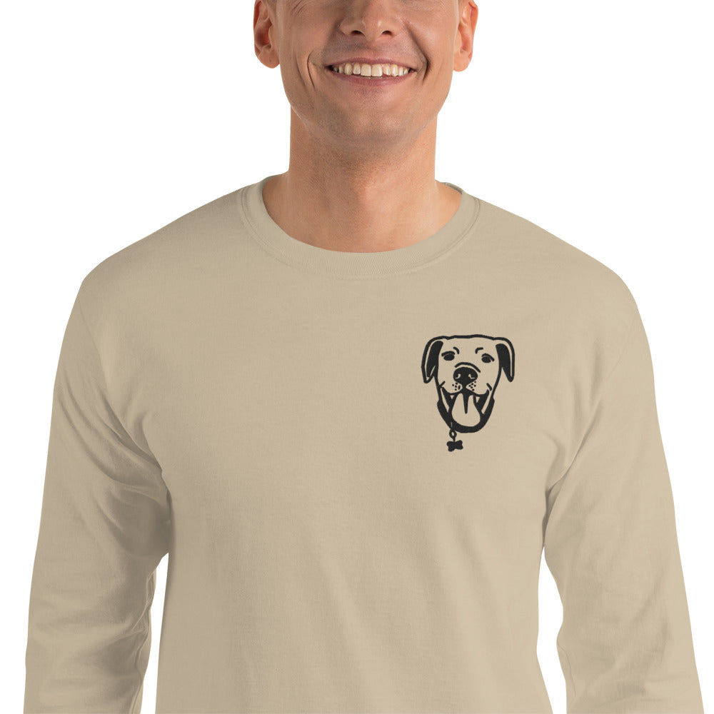 Mr. DOOG - Men's Long Sleeve Shirt - Embroidered