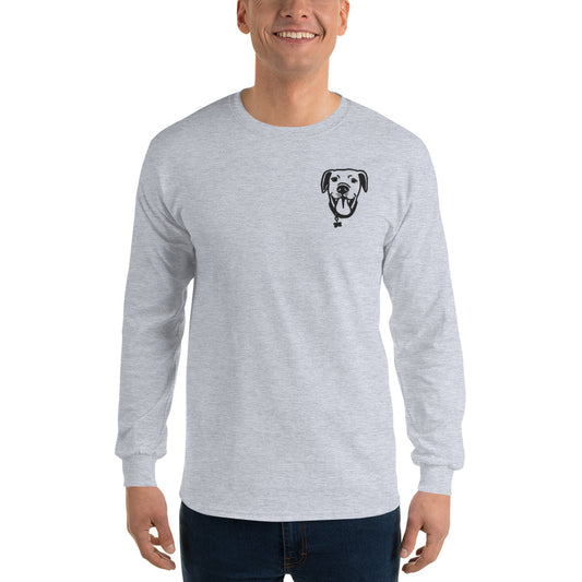 Mr. DOOG - Men's Long Sleeve Shirt - Embroidered