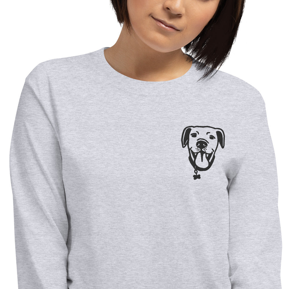 Mr. DOOG - Men's Long Sleeve Shirt - Embroidered