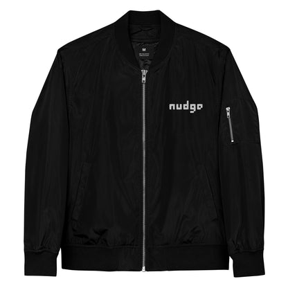 Nudge - Premium recycled bomber jacket - Embroidered