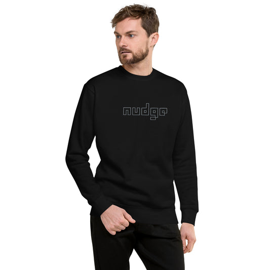 Nudge - Unisex Premium Sweatshirt - Embroidered
