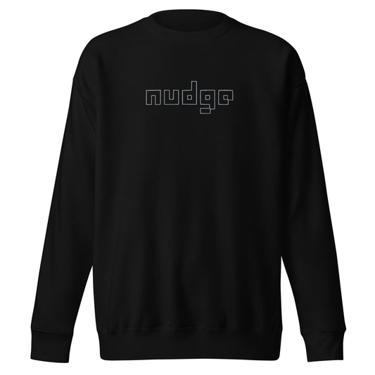 Nudge - Unisex Premium Sweatshirt - Embroidered