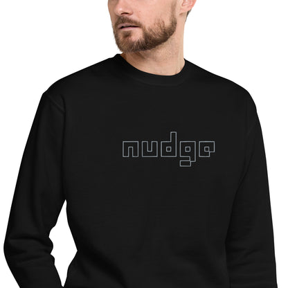 Nudge - Unisex Premium Sweatshirt - Embroidered