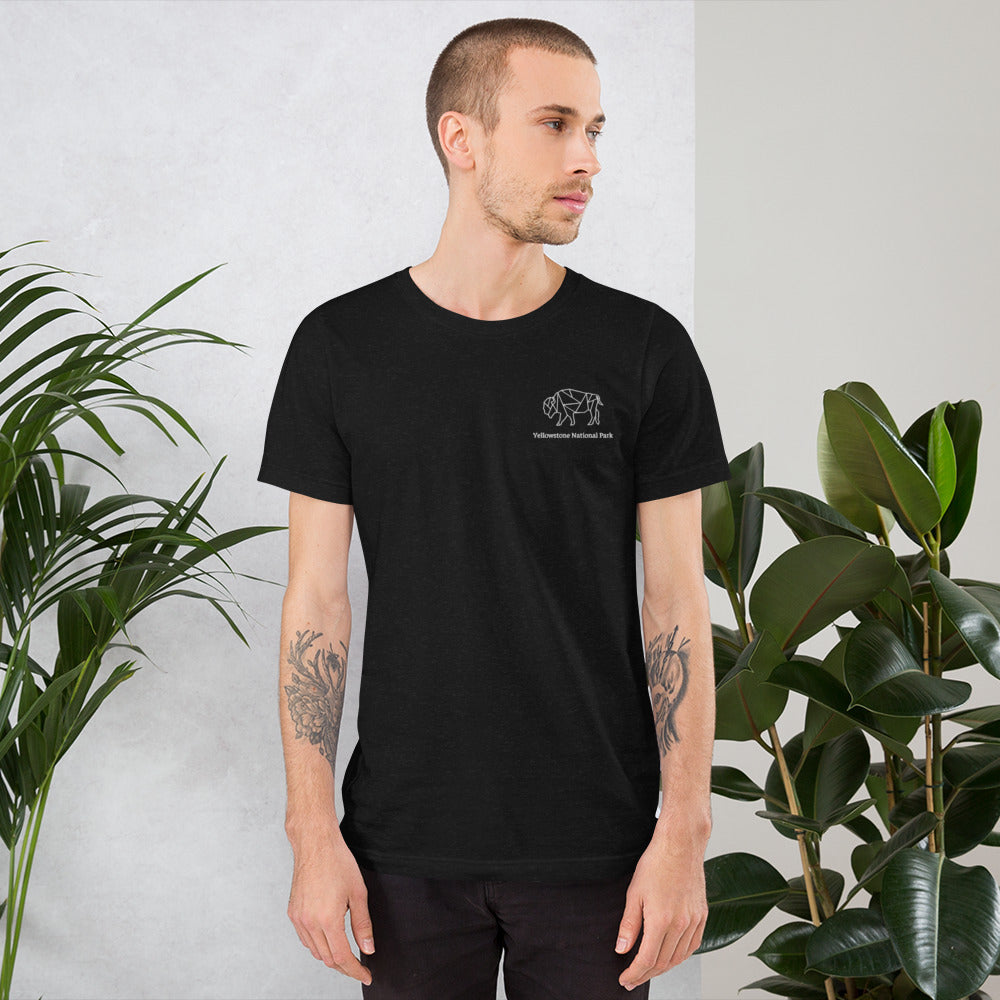 Yellowstone National Park - Unisex Short Sleeve - Bison