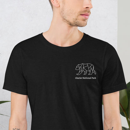 Glacier National Park - Unisex Short Sleeve - Bear
