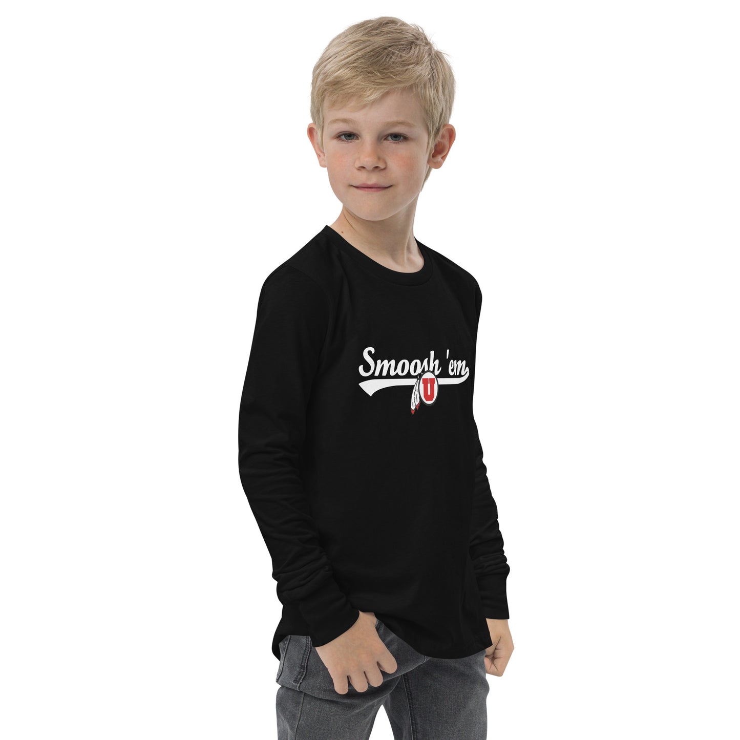 Smoosh 'em - Youth long sleeve tee - Dark