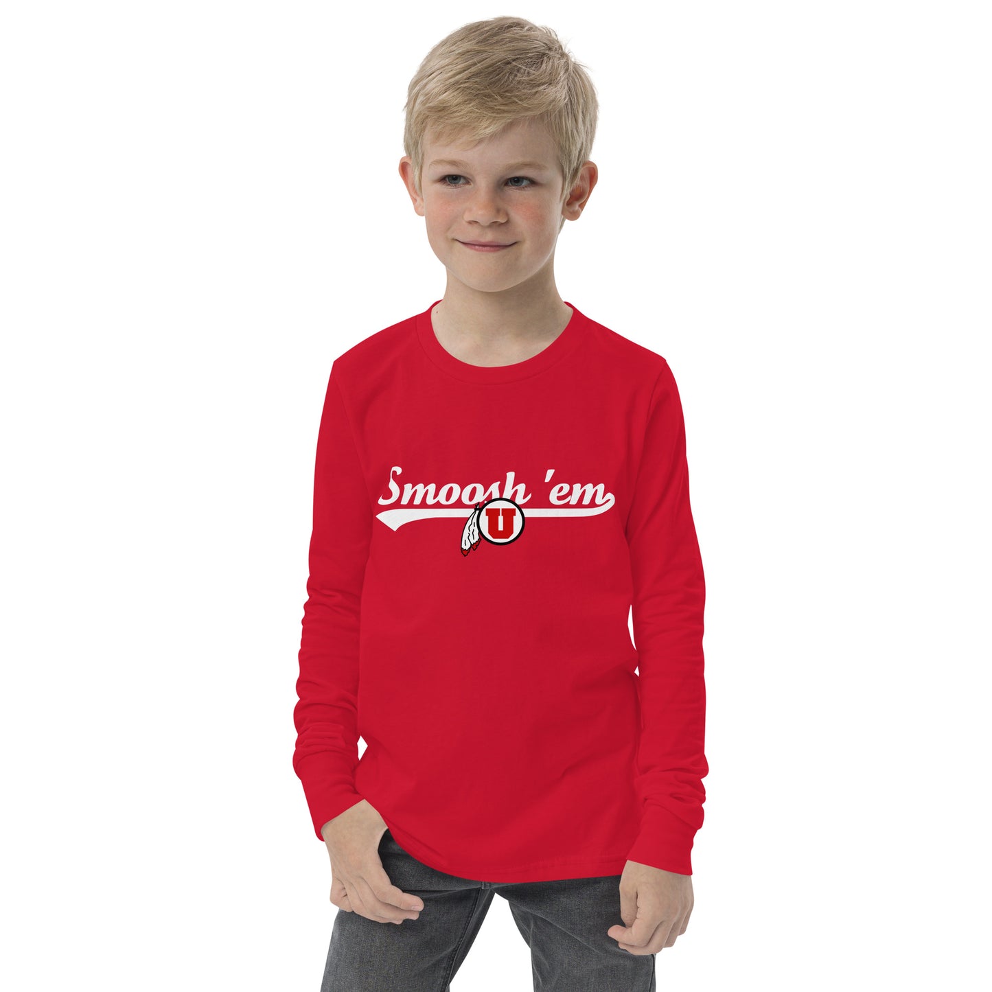 Smoosh 'em - Youth long sleeve tee - Dark