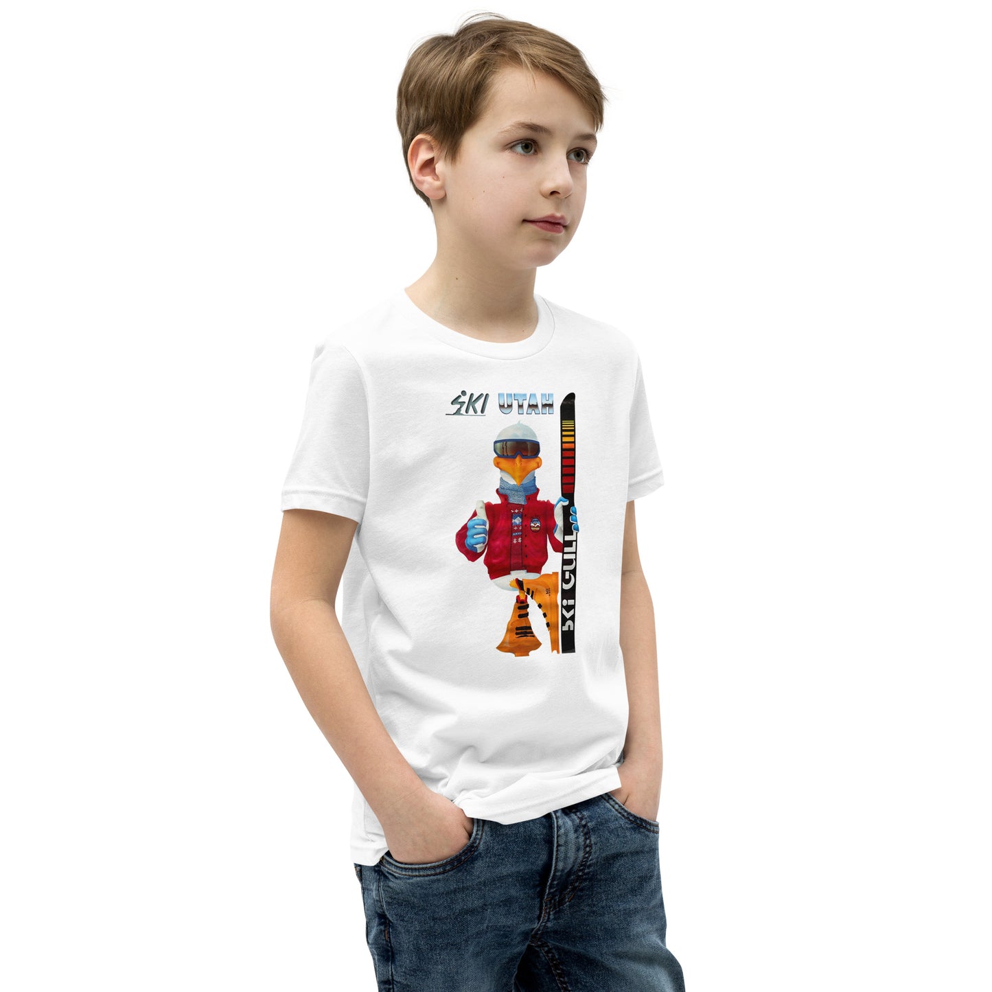 Ski Gull - Youth Short Sleeve T-Shirt